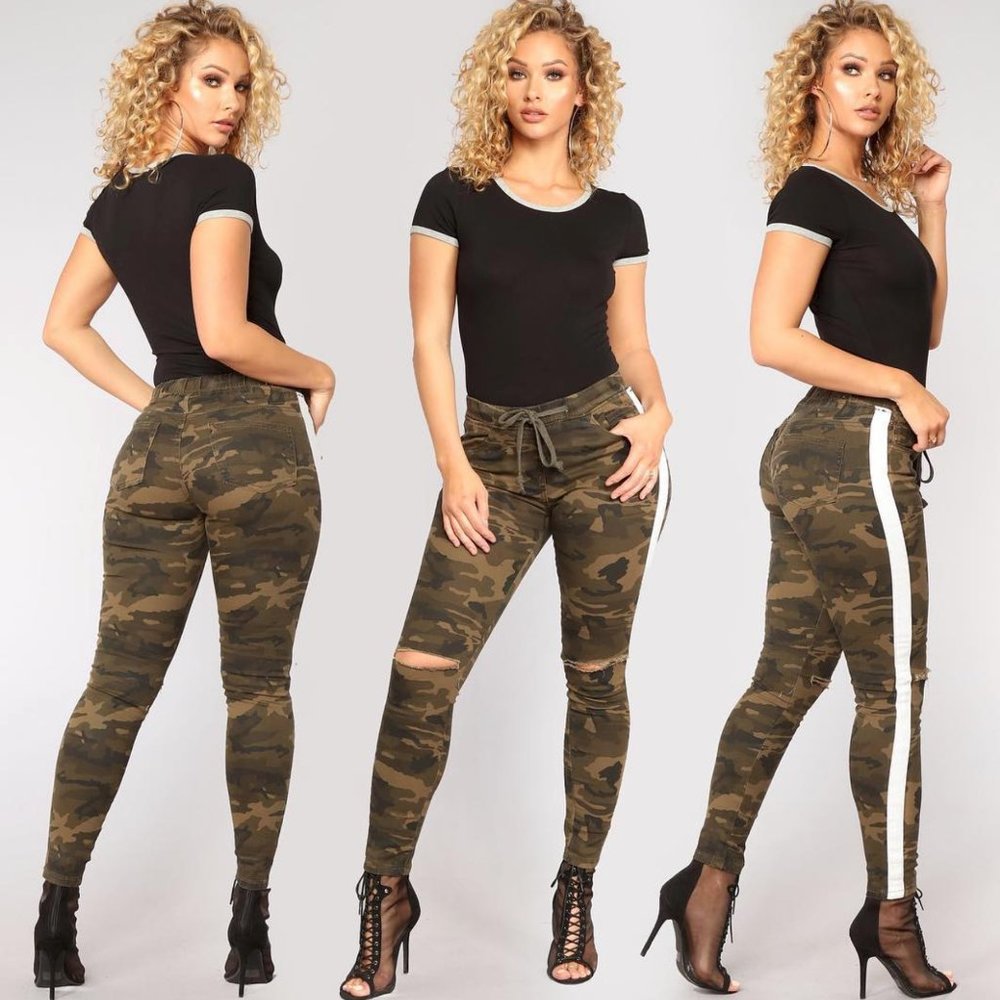 Fashion Nova Camo Joggers